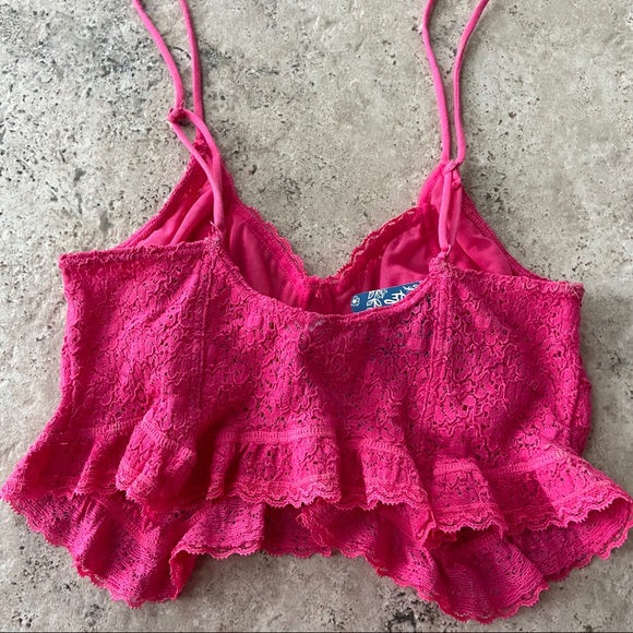 Free People Fleur De Lys Crop Cami NWT - Picture 3 of 5
